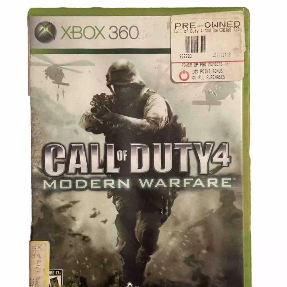 Call of Duty 4: Modern Warfare (Microsoft Xbox 360, 2007)